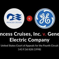 Princess cruises inc. v. general electric co.