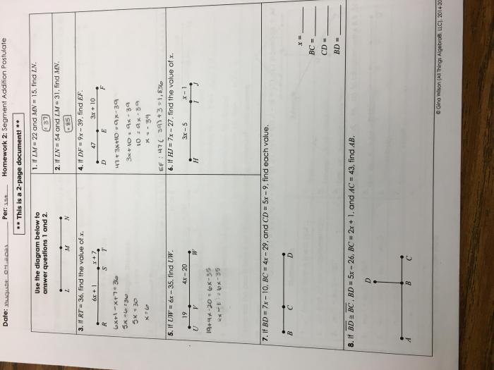 Unit 1 geometry basics homework 3 angle relationships answer key